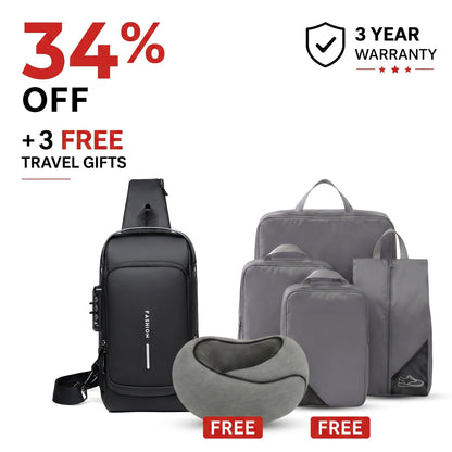AirLock® Anti-Theft Sling Bag