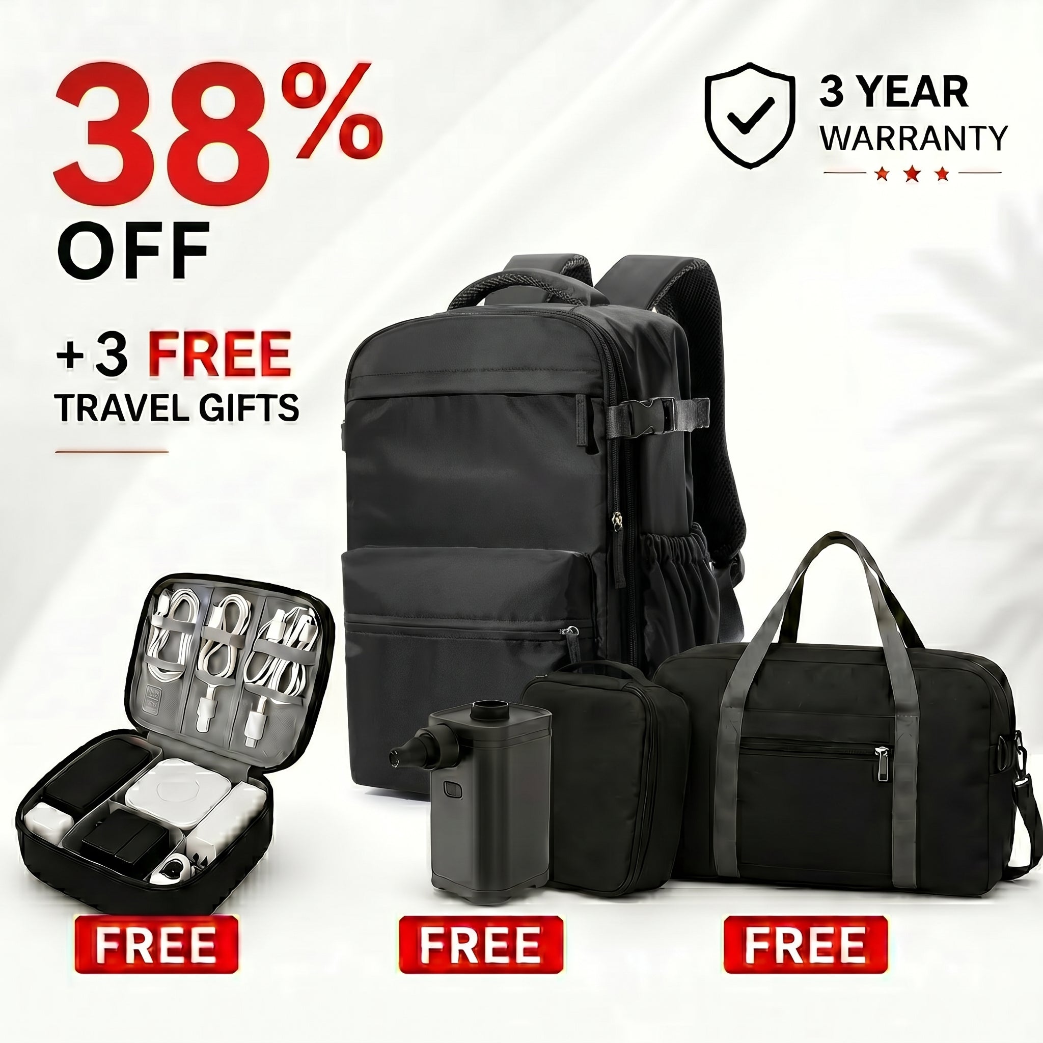 AirOne® Vacuum Compression Travel Bag