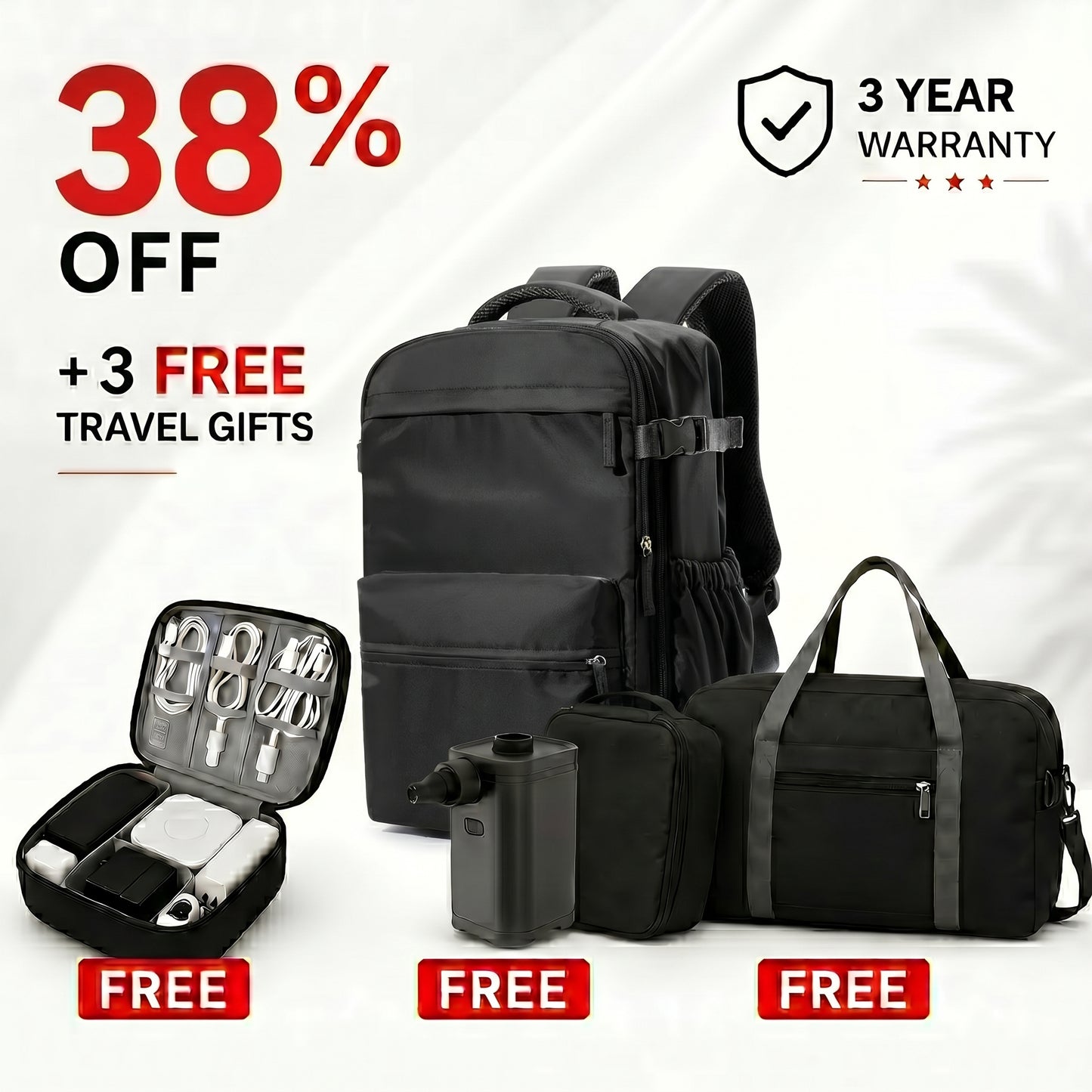 AirOne® Vacuum Compression Travel Bag